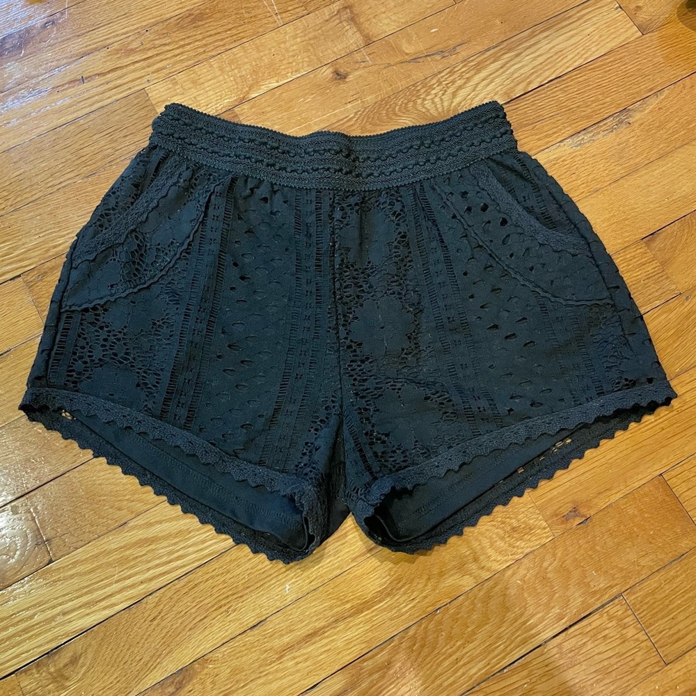 Women’s black shorts